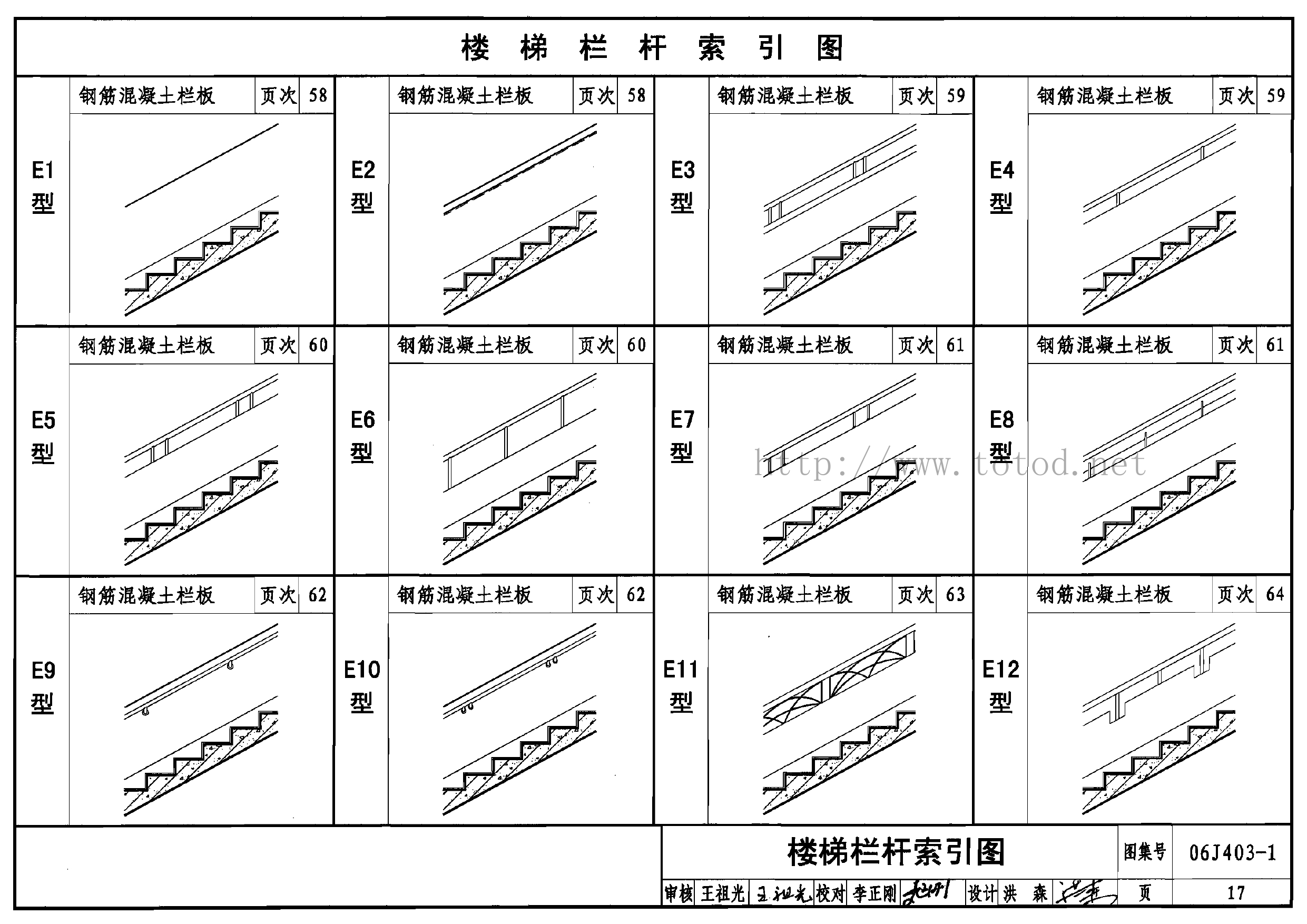 06J403-1图集免费下载-06J403-1楼梯栏杆栏板(一)下载pdf 正式版-绿盟